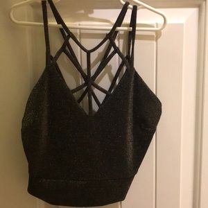 super cute sparkle croptop